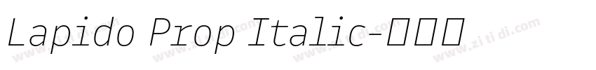 Lapido Prop Italic字体转换 Lapido Prop Italic字体转换